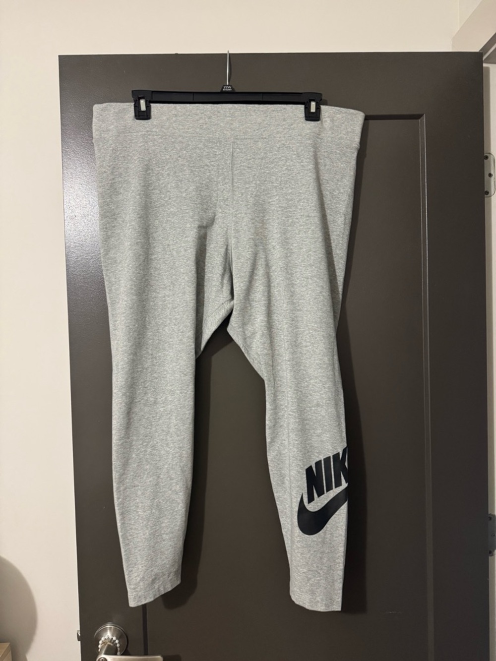 Nike Light Gray Logo Leggings
